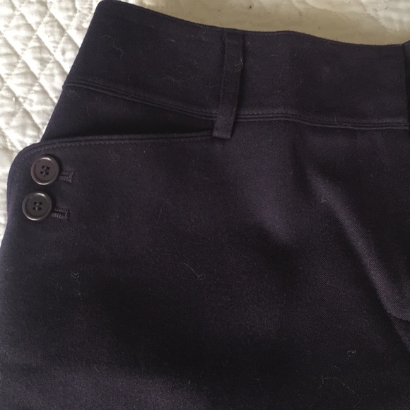 Blue lined stretch wool Talbots gauchos - Picture 6 of 6